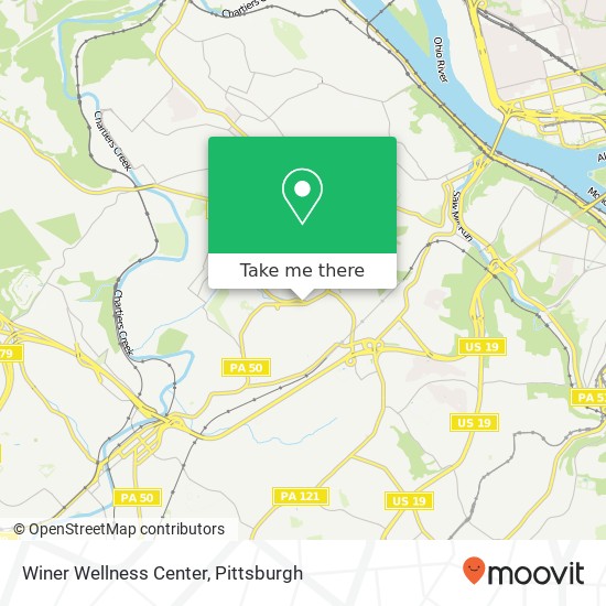 Winer Wellness Center map