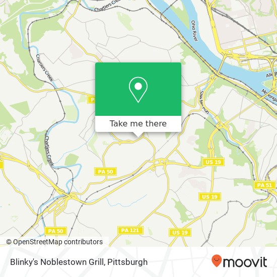 Mapa de Blinky's Noblestown Grill