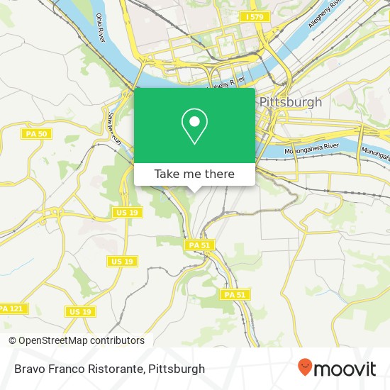 Mapa de Bravo Franco Ristorante