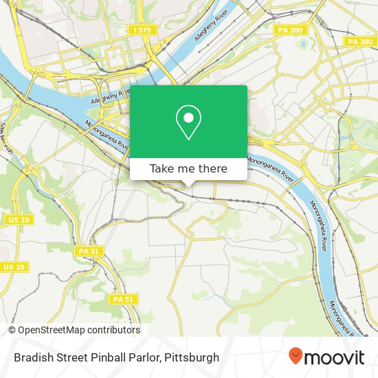 Bradish Street Pinball Parlor map