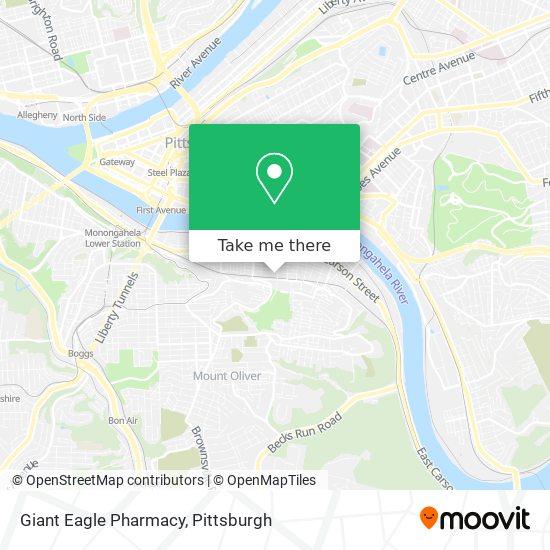 Mapa de Giant Eagle Pharmacy