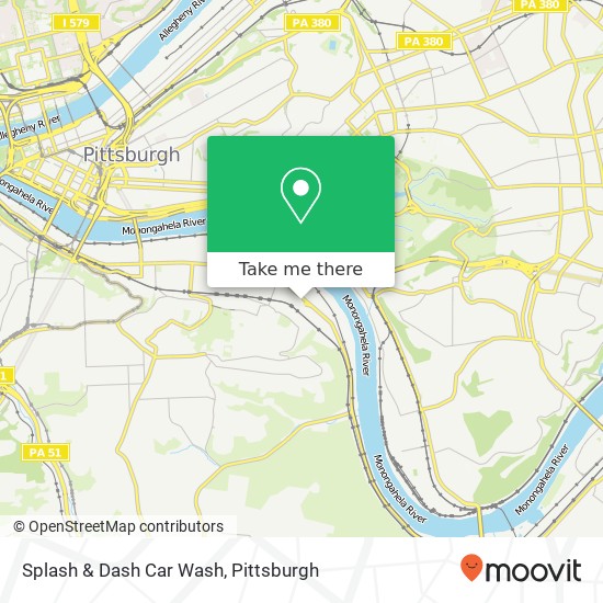 Splash & Dash Car Wash map