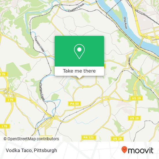 Vodka Taco map