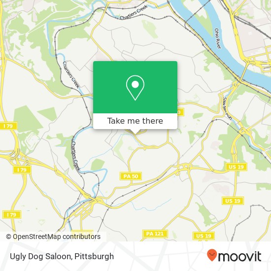 Ugly Dog Saloon map