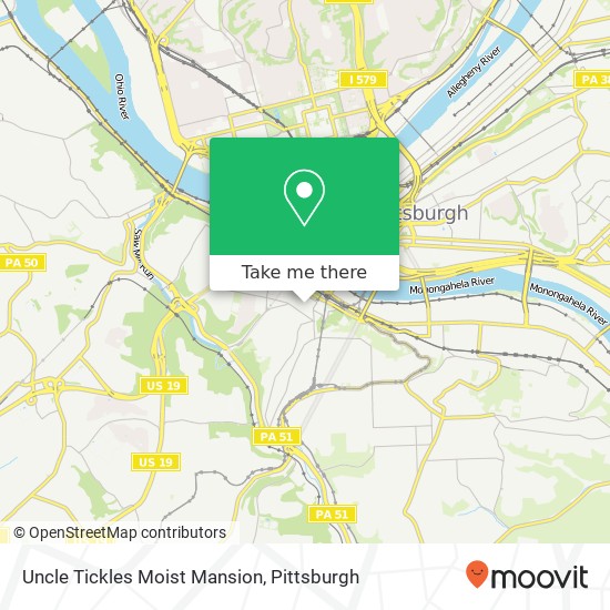 Uncle Tickles Moist Mansion map