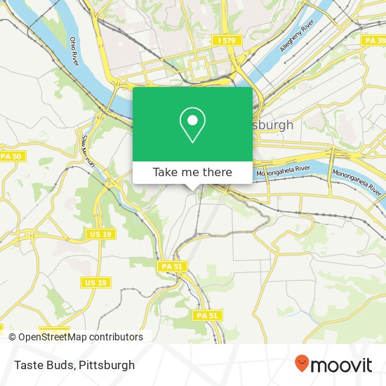 Taste Buds map