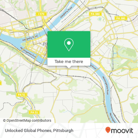 Mapa de Unlocked Global Phones