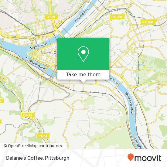 Mapa de Delanie's Coffee
