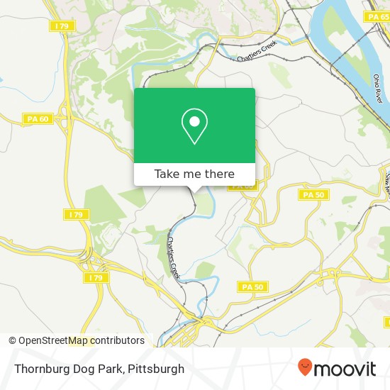 Mapa de Thornburg Dog Park