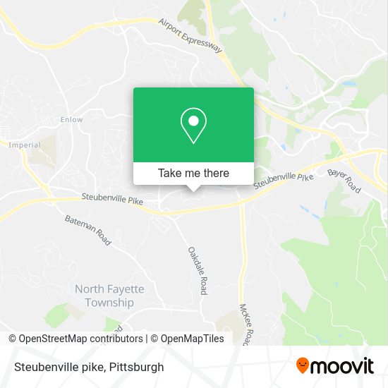 Mapa de Steubenville pike