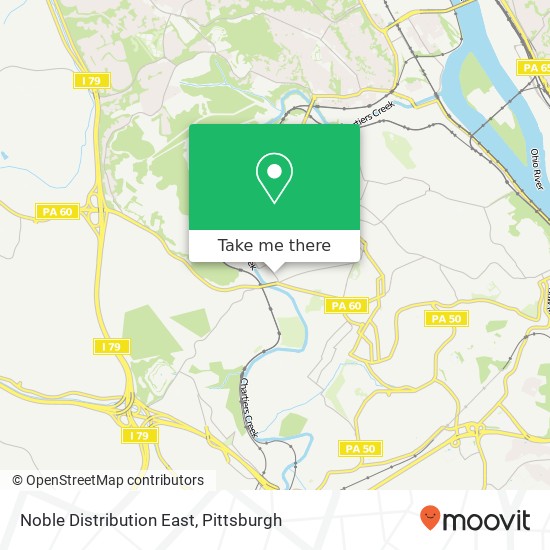 Mapa de Noble Distribution East