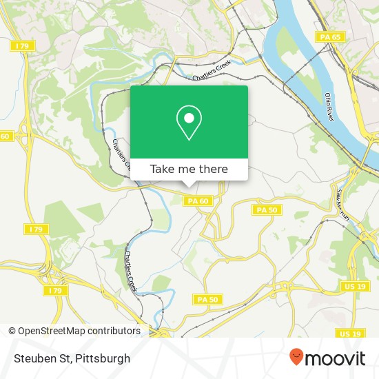 Steuben St map