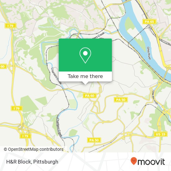 Mapa de H&R Block