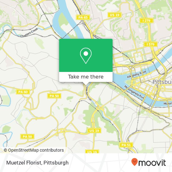 Muetzel Florist map