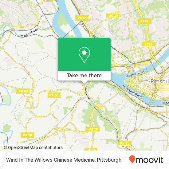 Mapa de Wind In The Willows Chinese Medicine