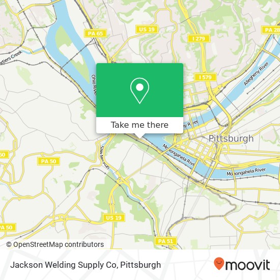 Mapa de Jackson  Welding Supply Co