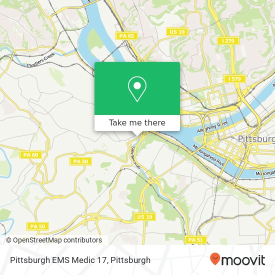 Mapa de Pittsburgh EMS Medic 17