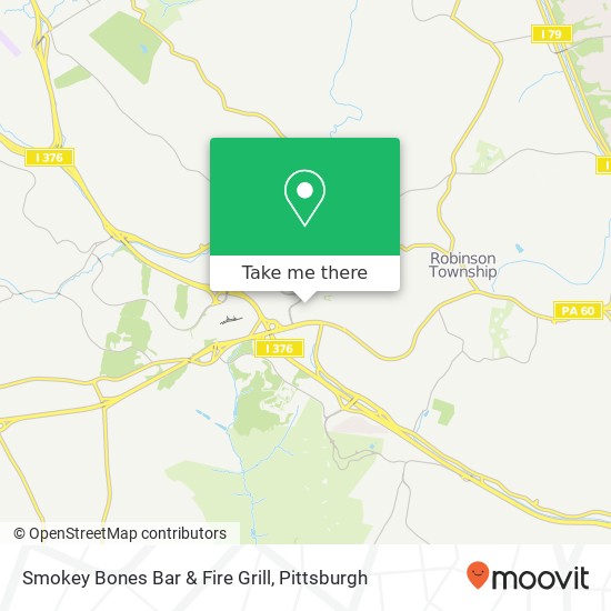 Smokey Bones Bar & Fire Grill map