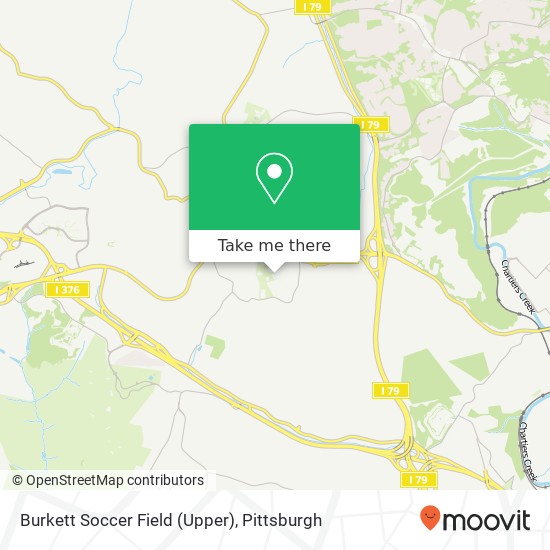 Burkett Soccer Field (Upper) map