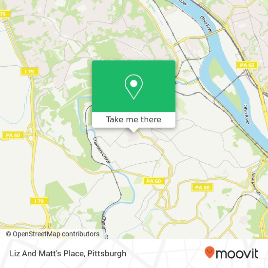 Liz And Matt's Place map