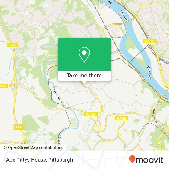 Ape Tittys House map