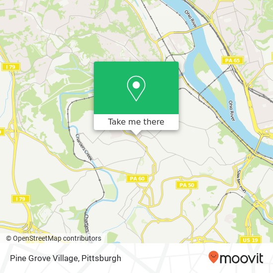 Mapa de Pine Grove Village