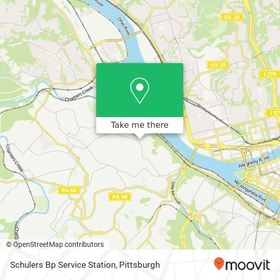 Schulers Bp Service Station map