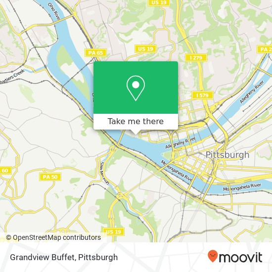 Grandview Buffet map