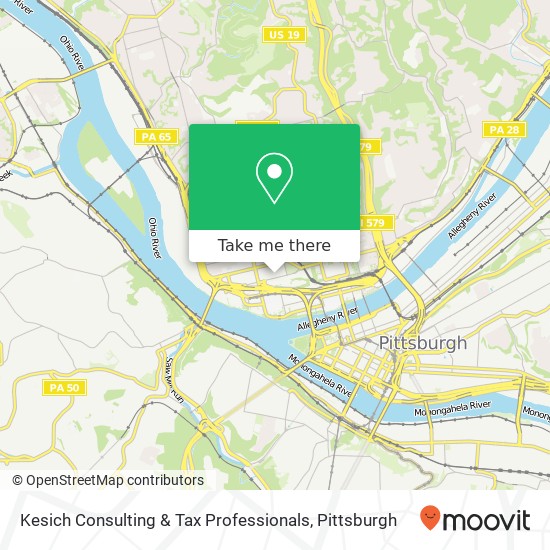 Mapa de Kesich Consulting & Tax Professionals