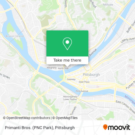 Primanti Bros. (PNC Park) map