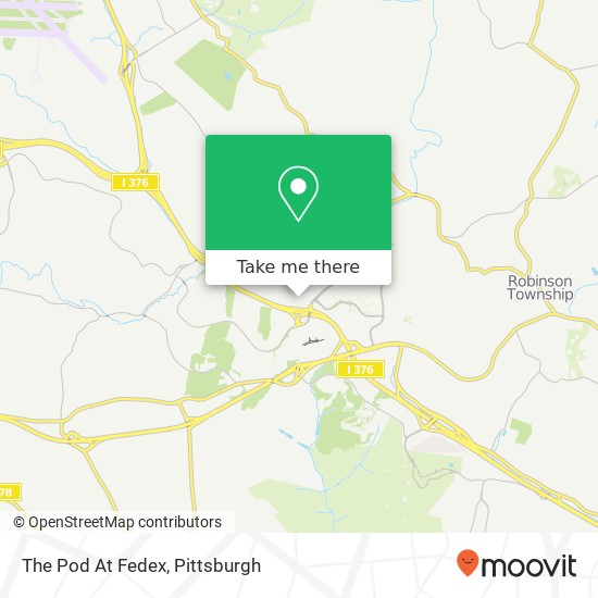 The Pod At Fedex map