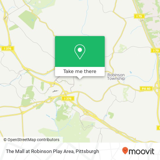 Mapa de The Mall at Robinson Play Area