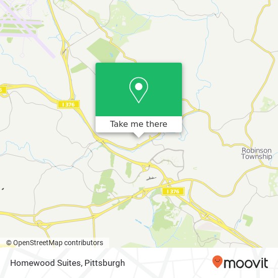 Mapa de Homewood Suites