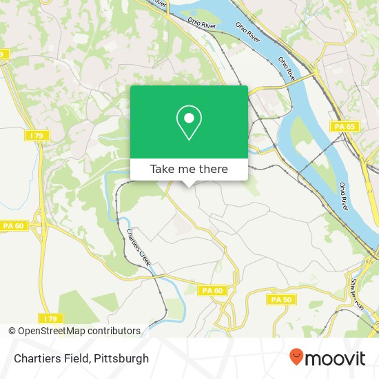 Chartiers Field map
