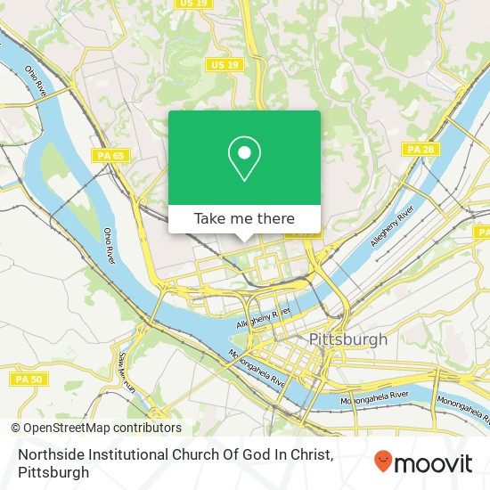 Mapa de Northside Institutional Church Of God In Christ