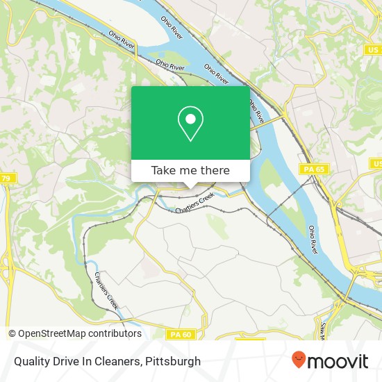 Quality Drive In Cleaners map