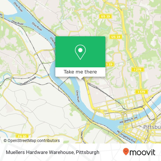 Muellers Hardware Warehouse map