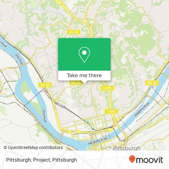 Pittsburgh. Project map