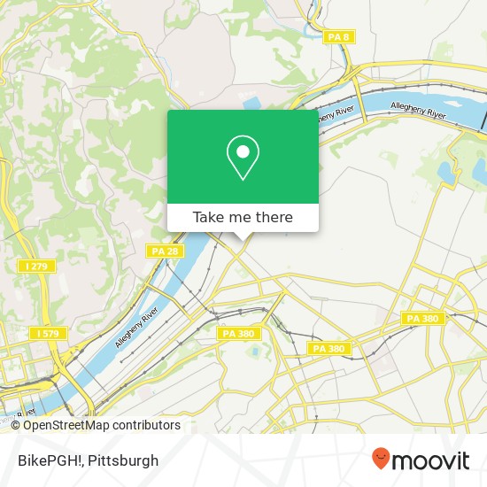 BikePGH! map