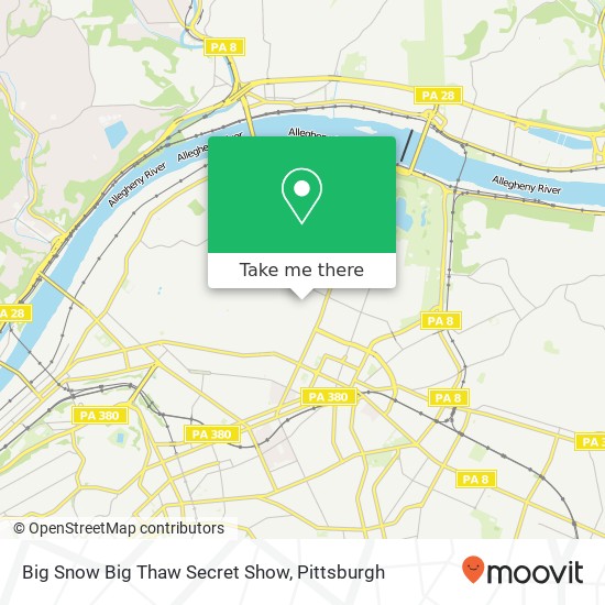 Big Snow Big Thaw Secret Show map