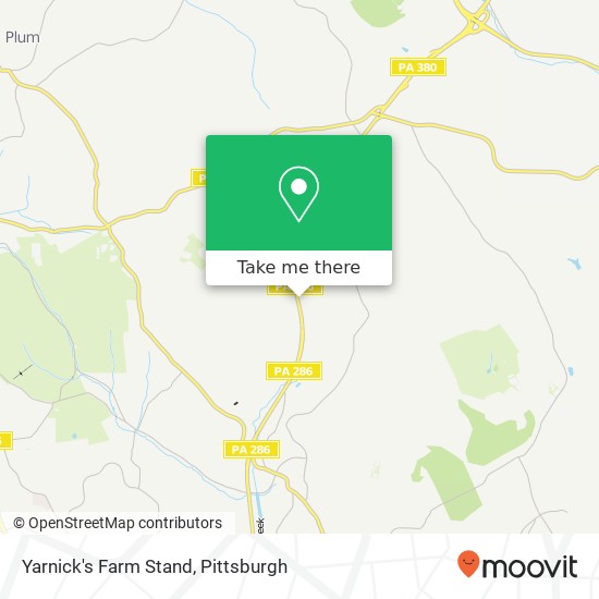 Mapa de Yarnick's Farm Stand