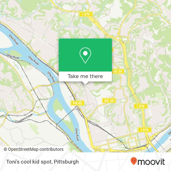 Toni's cool kid spot map