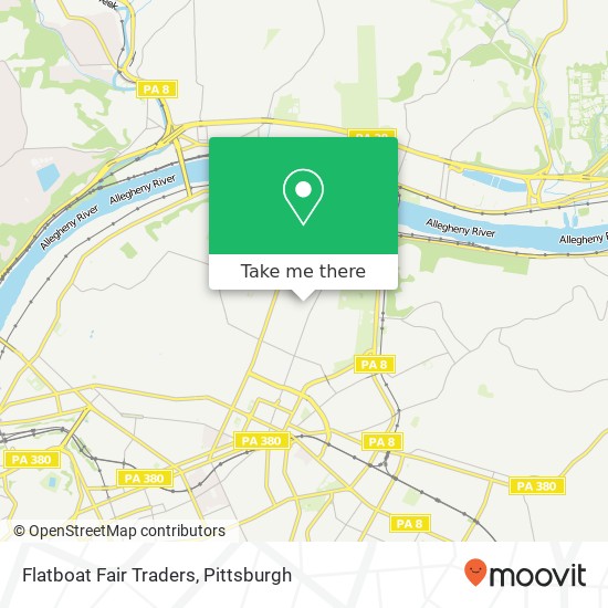 Mapa de Flatboat Fair Traders