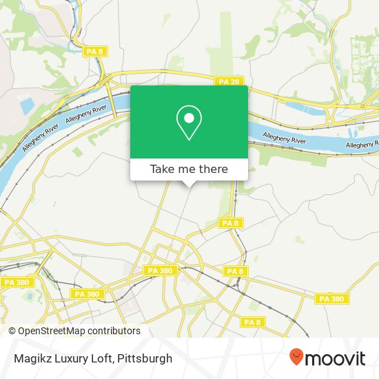 Mapa de Magikz Luxury Loft