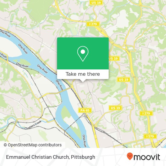 Mapa de Emmanuel Christian Church