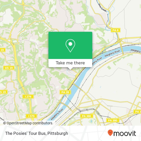 The Posies' Tour Bus map