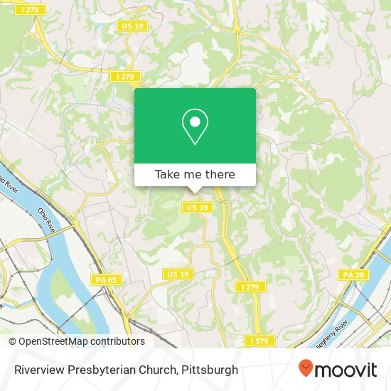 Mapa de Riverview Presbyterian Church