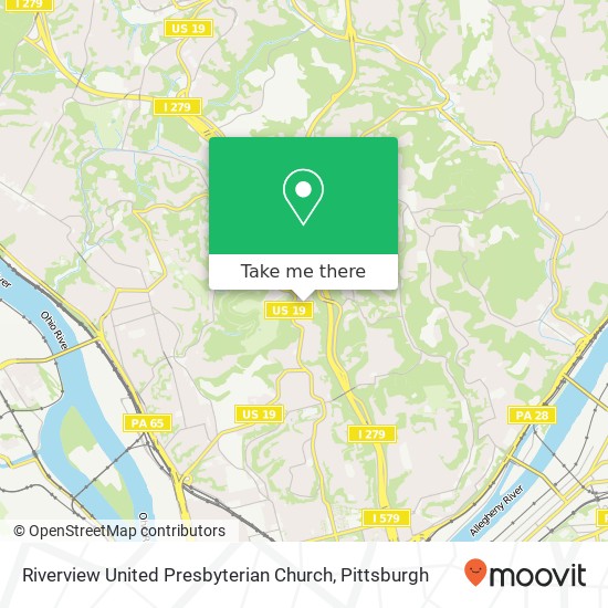 Riverview United Presbyterian Church map