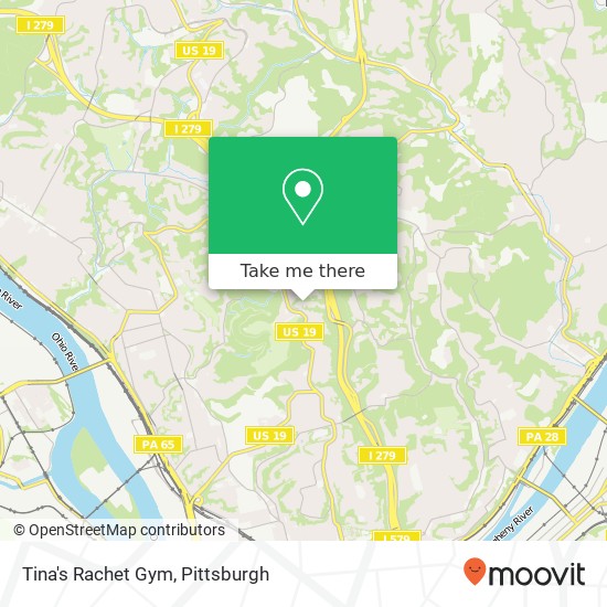 Mapa de Tina's Rachet Gym