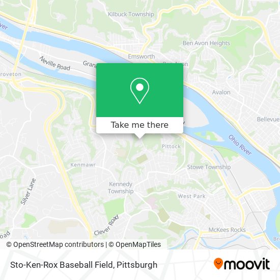 Mapa de Sto-Ken-Rox Baseball Field
